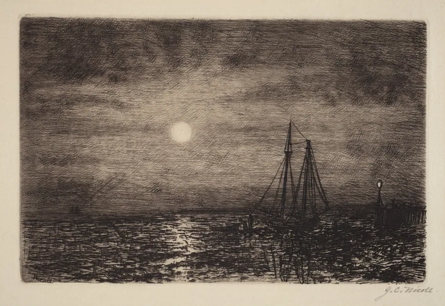 Moonlight at Low Tide by James Craig Nicoll