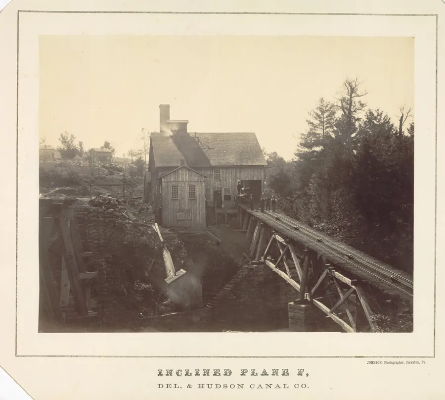 Inclined Plane F, Delaware and Hudson Canal Co. by Thomas H. Johnson