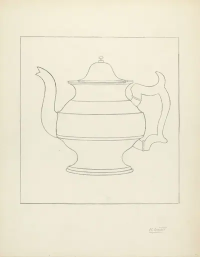 Pewter Pitcher