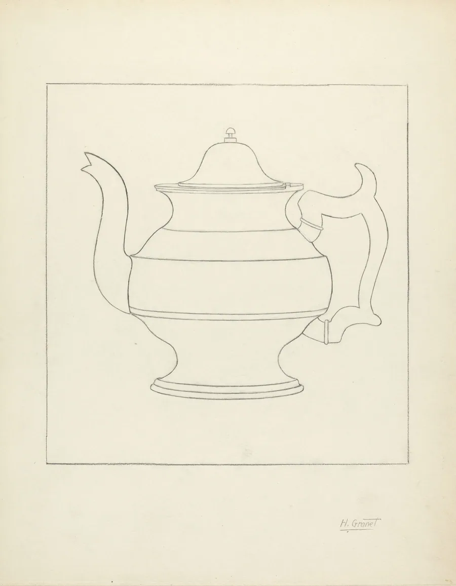 Pewter Pitcher by Henry Granet