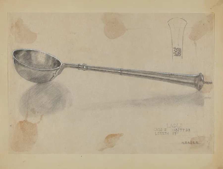 Silver Ladle by Hester Duany