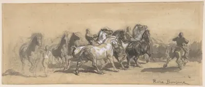 Study for "The Horse Fair"