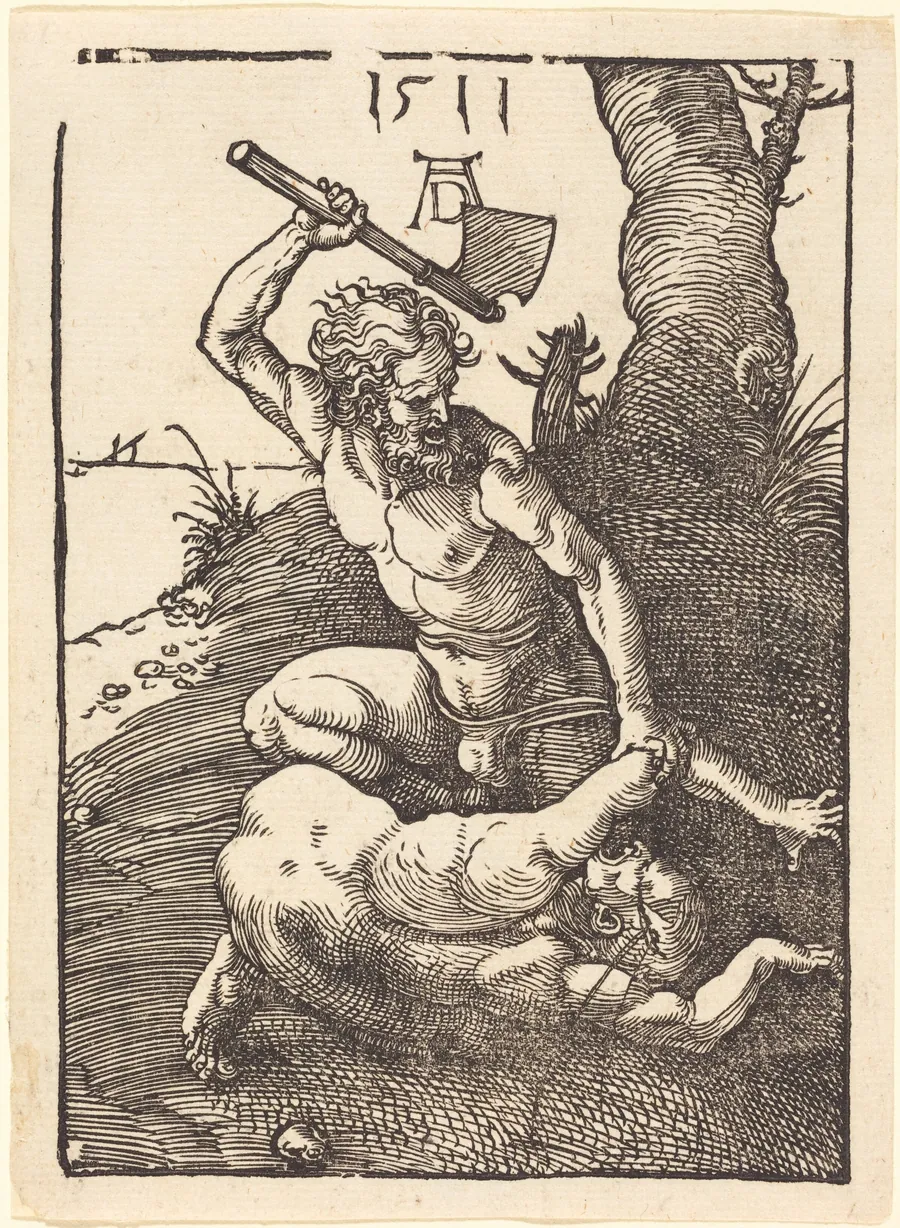 Cain Killing Abel by Albrecht Dürer