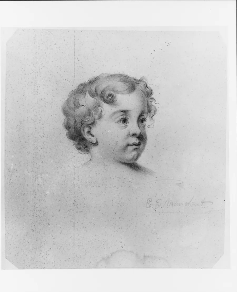 Head of a Child (from McGuire Scrapbook) by Edward Dalton Marchant