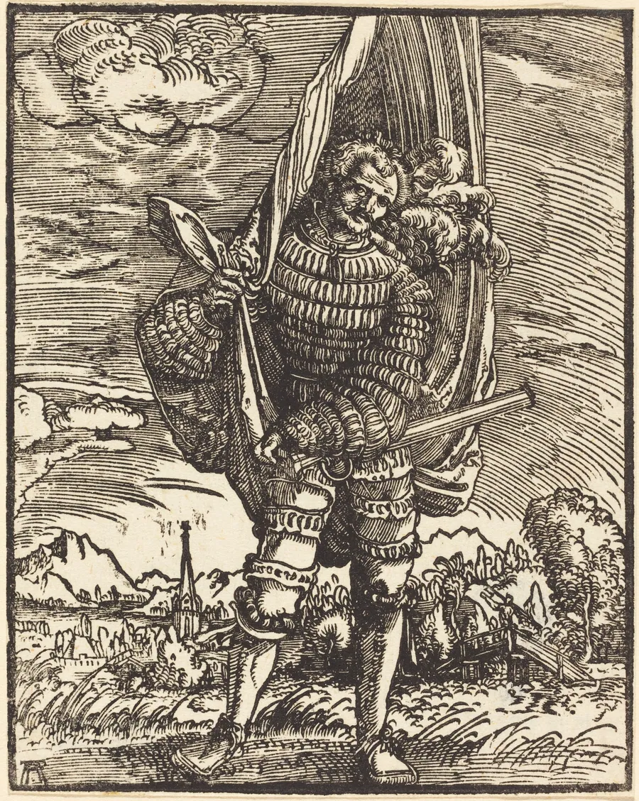 The Standard Bearer by Albrecht Altdorfer