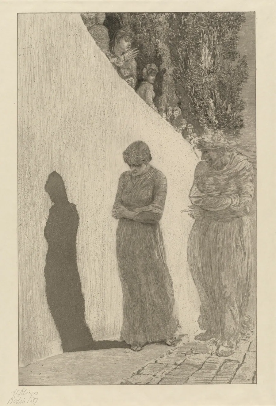 Disgrace (Schande): pl. 9 by Max Klinger