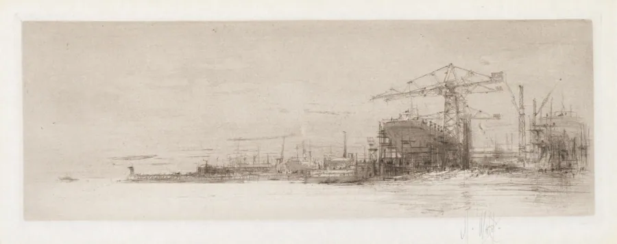 The Clyde from the series The Arteries of Great Britain by William Walcot