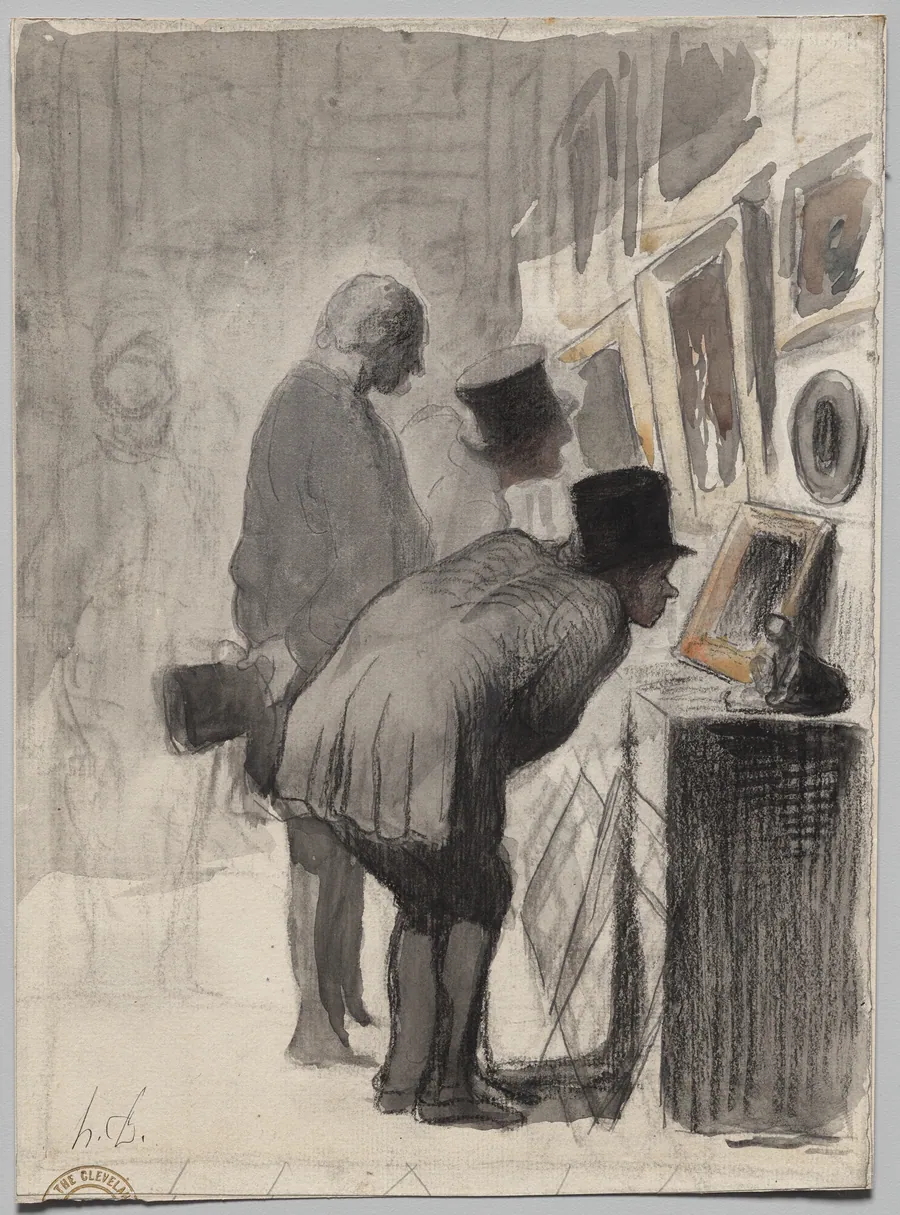 Art Lovers by Honoré Daumier