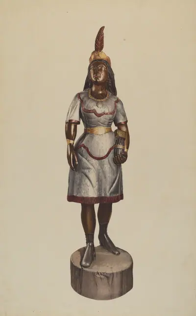 Cigar Store Pocahontas