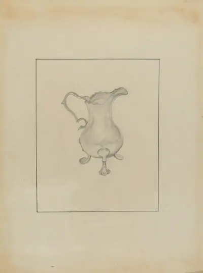Silver Cream Pitcher