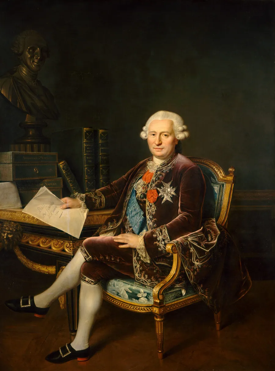 The Marquis d'Ossun by Jules César Denis Van Loo, called César Van Loo