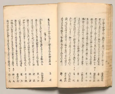 Spread Seventeen from Volume Two of People of Japan in Light Verse (Kyōka)