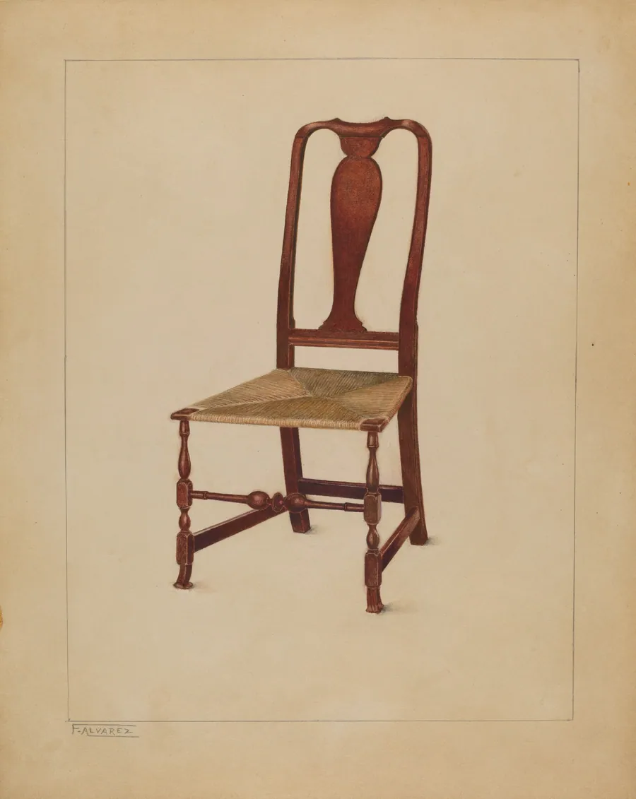 Side Chair (one of a pair) by Francisco Alvarez