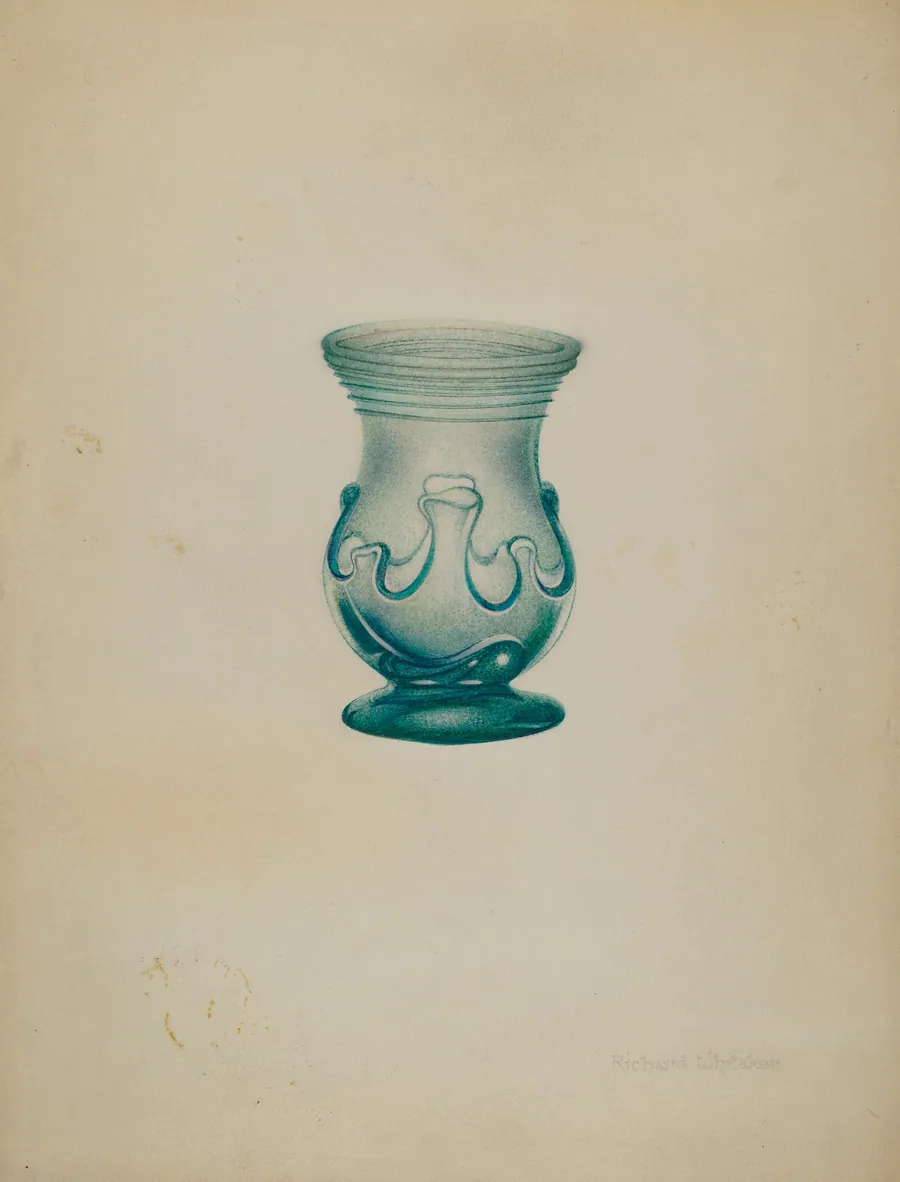 Glass Vase by Richard Whitaker