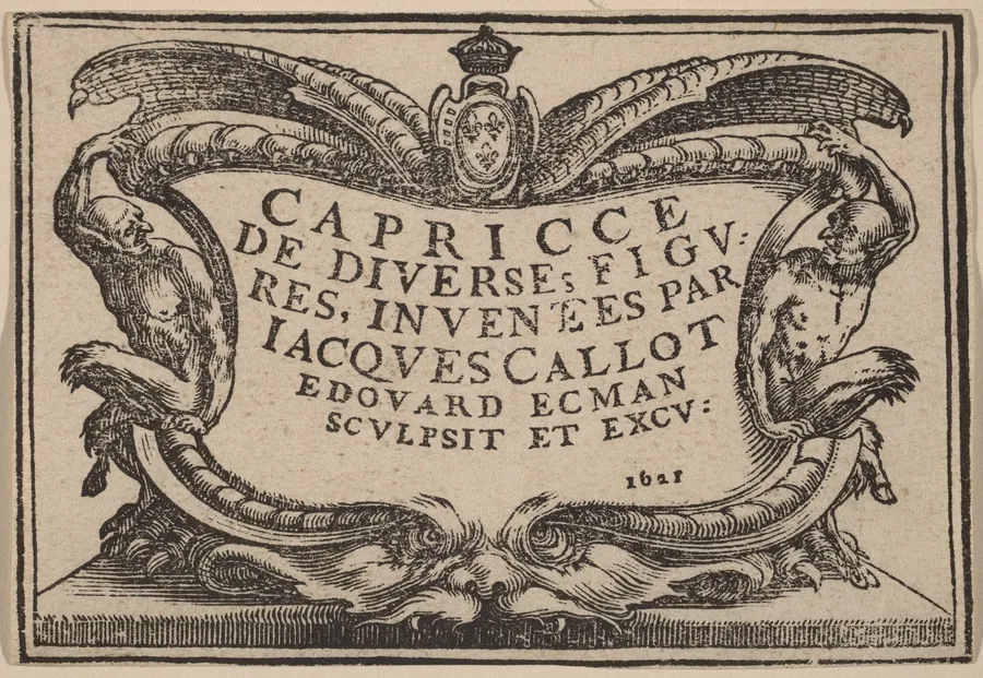 Title Page for "The Capricci" by Edouard Eckman