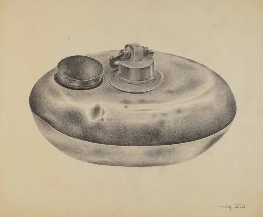 Hot Water Dish and Beaker by Amelia Tuccio
