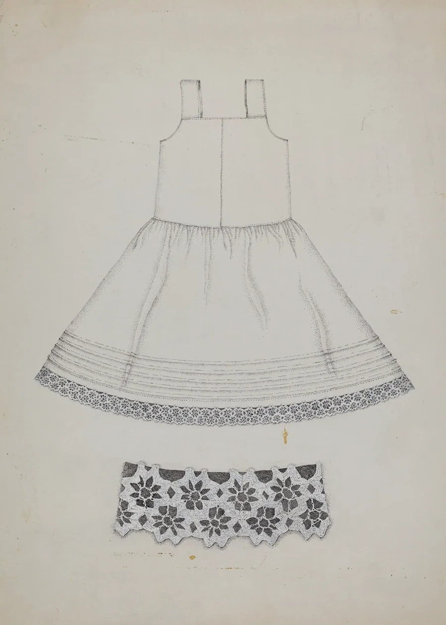 Doll's Cotton Petticoat by Evelyn Bailey