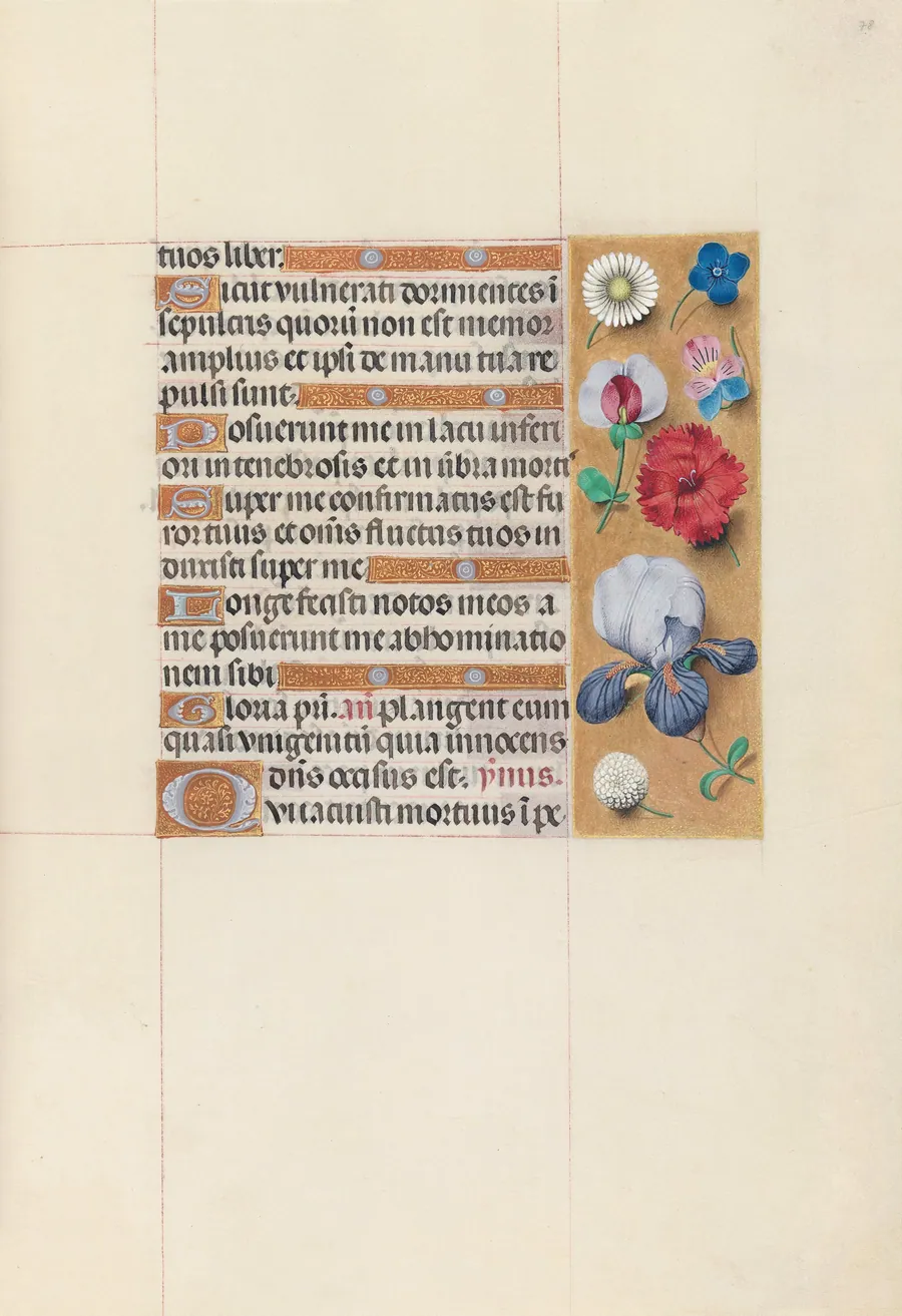 Hours of Queen Isabella the Catholic, Queen of Spain:  Fol. 78r by Master of the First Prayerbook of Maximillian