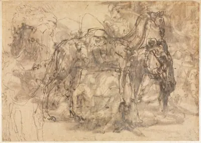 Sketches of Animals (verso)