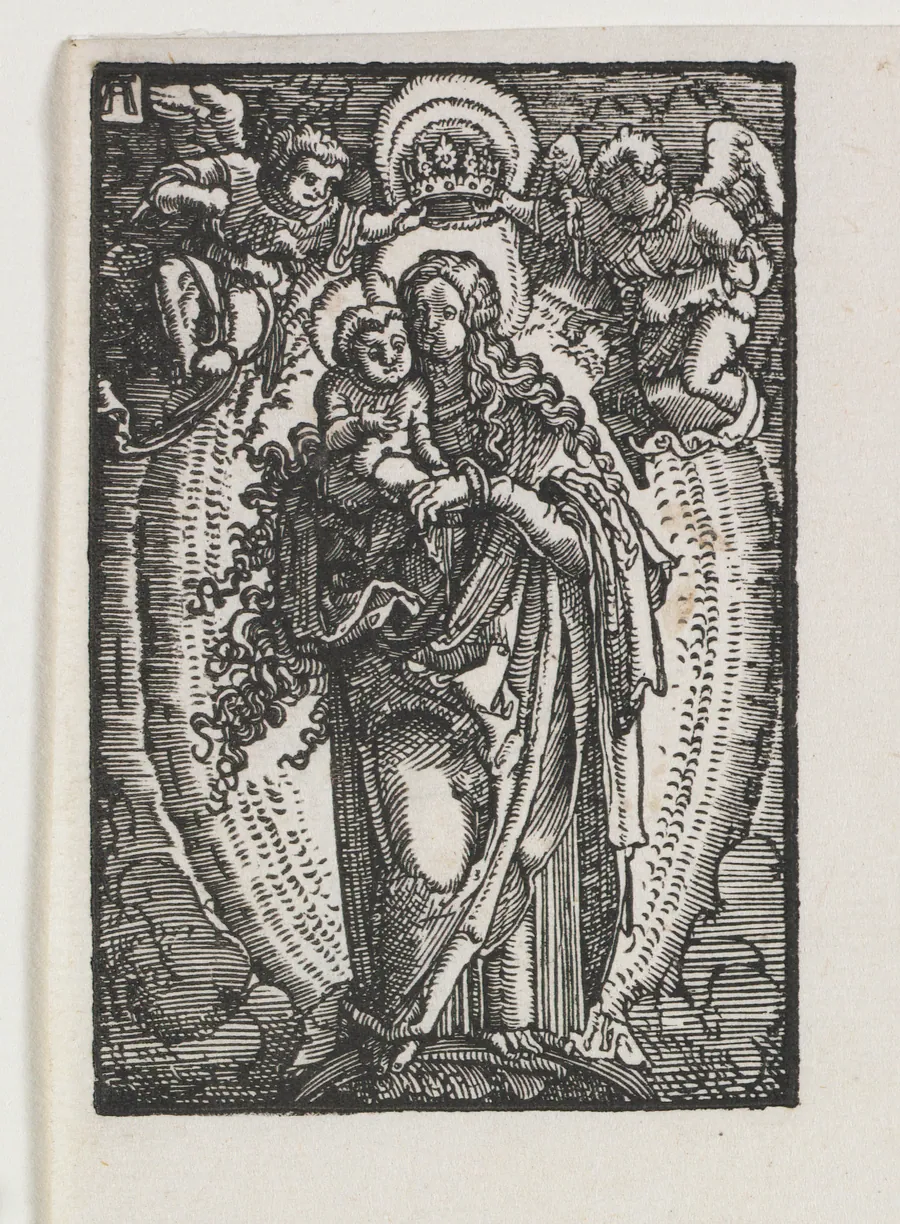 The Fall and Redemption of Man:  The Virgin as Queen of Heaven by Albrecht Altdorfer