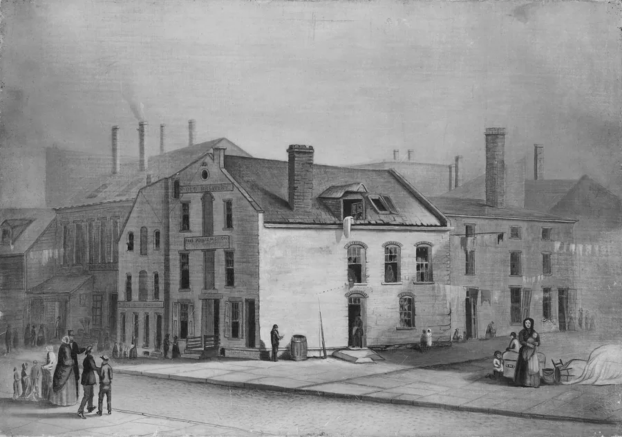 Old Brewery, Five Points Mission, New York by F. A. Mead