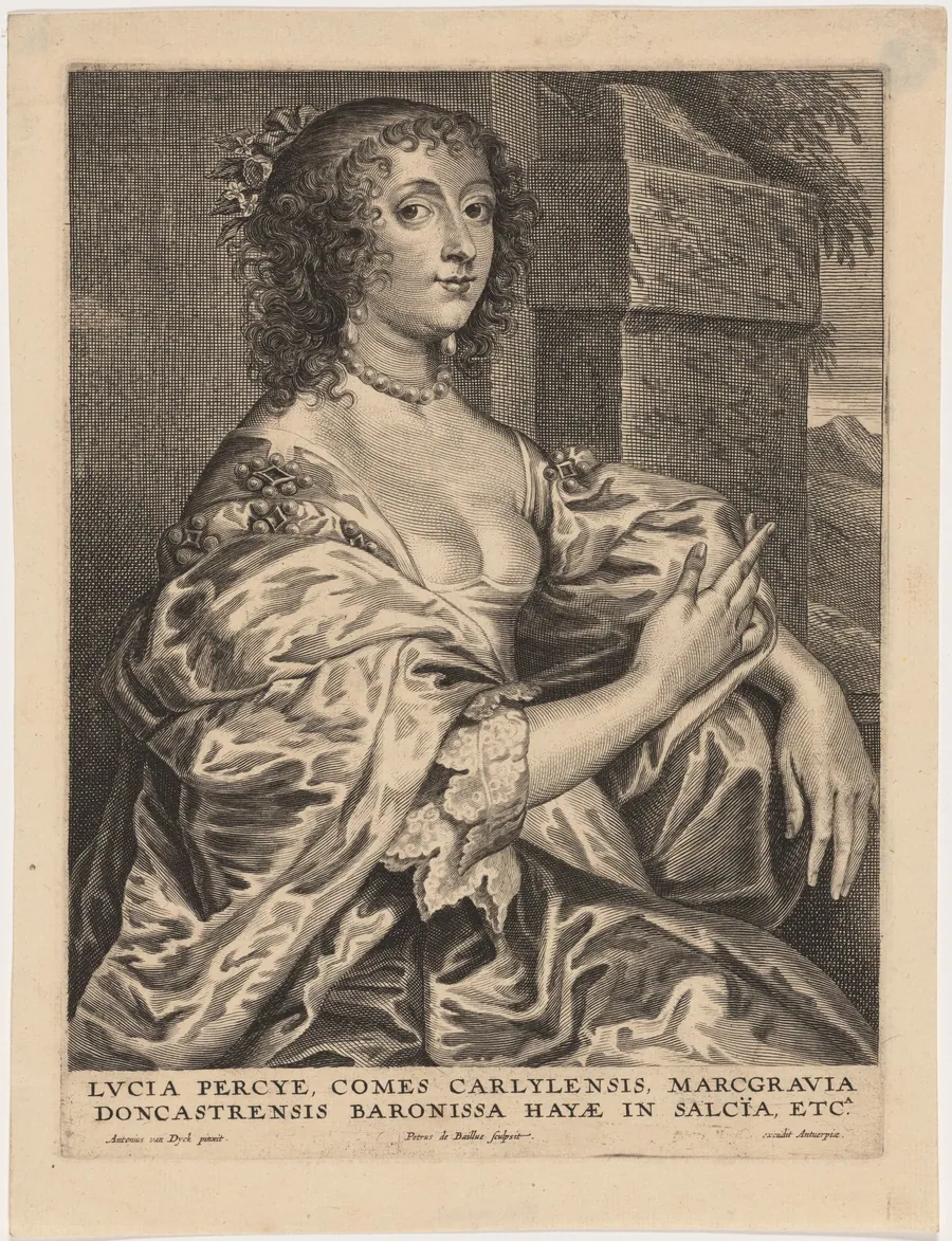 Lucy Percy, Second Wife of James Hay, First Earl of Carlisle by Pieter de Bailliu