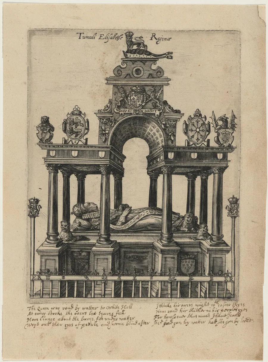 The Tomb of Elizabeth I by Magdalena van de Passe