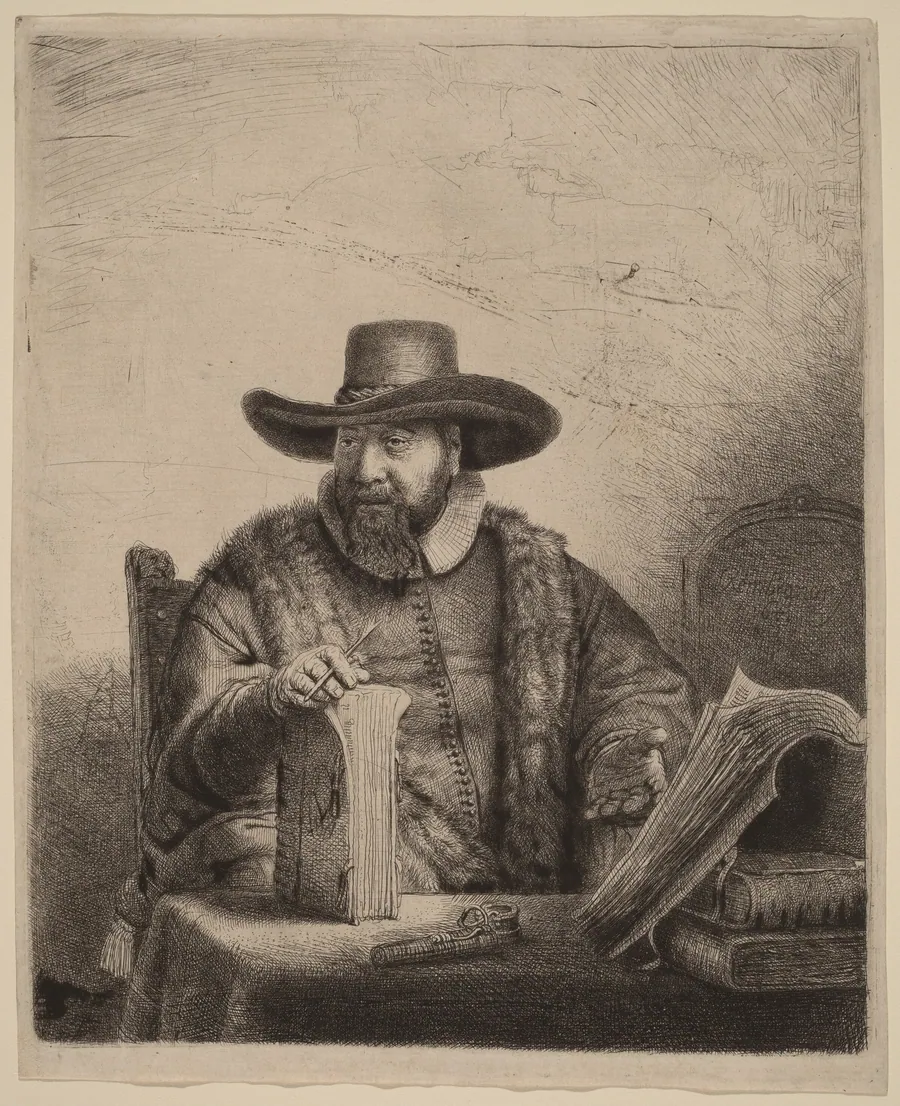 Cornelis Claesz Anslo by Rembrandt van Rijn