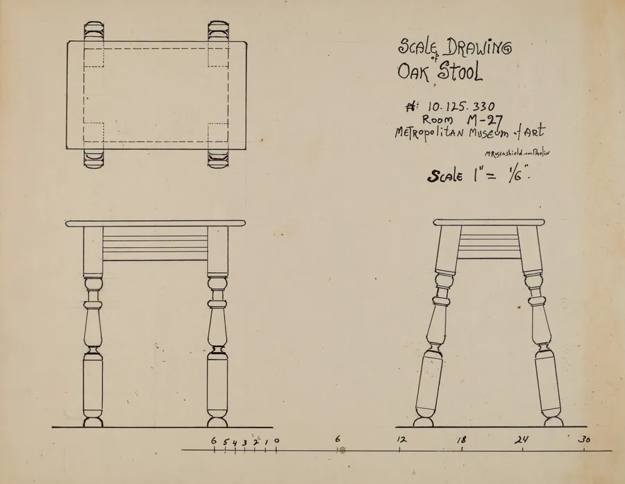 Stool by M. Rosenshield-von-Paulin