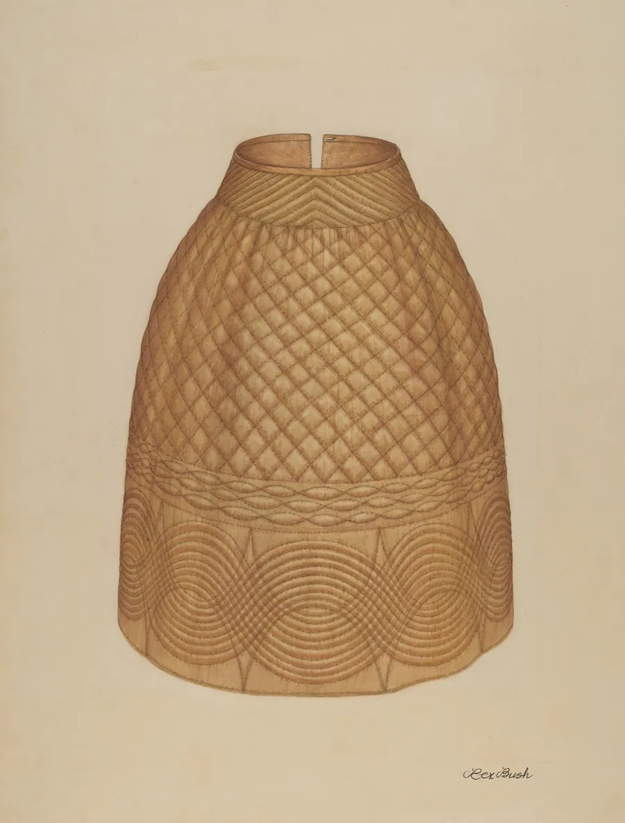 Quilted Petticoat by Rex F. Bush