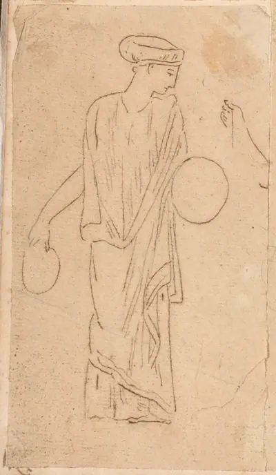 Woman with Tambourines