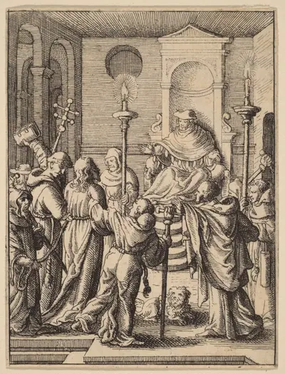 Jesus before Annas