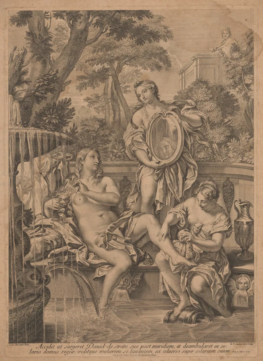 David and Bathsehba by Robert van Audenaerd