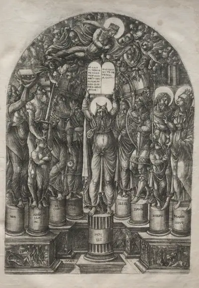 Moses Surrounded by the Patriarchs