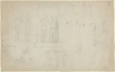 Sheet of Sketches [recto and verso]