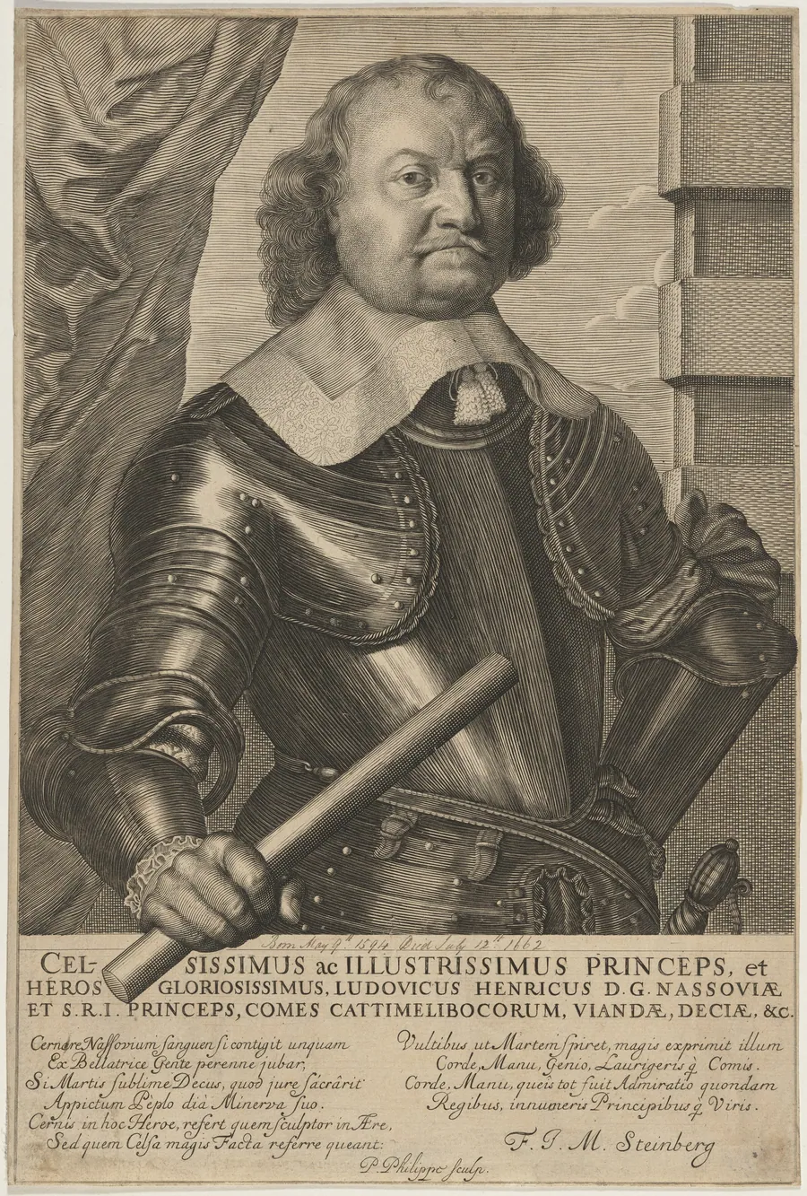 Louis Henry of Nassau by Pierre Philippe