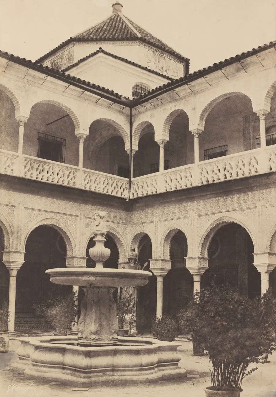 Espagne. Seville, Cour de la Maison Du Duc De Medina Celi dite Maison de Pilate by Edward King Tenison