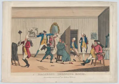 A Macaroni Dressing Room