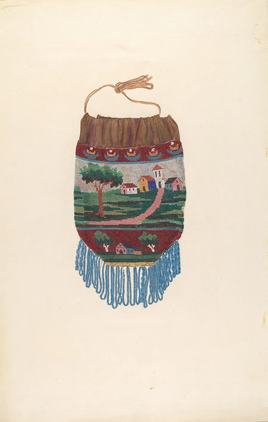 Beaded Bag by Lucille Lacoursiere