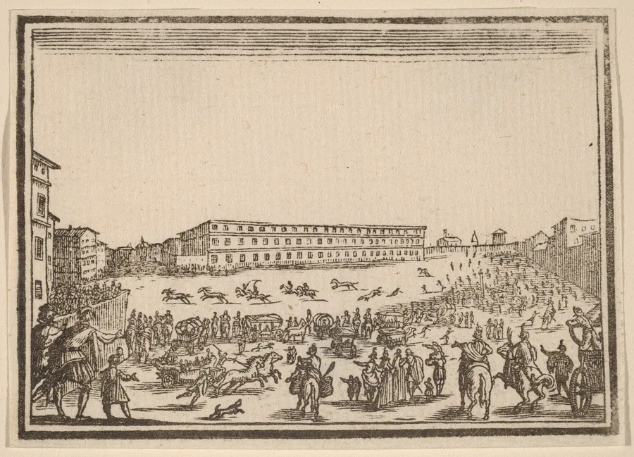 Piazza Presso alla Porta al Prato by Edouard Eckman