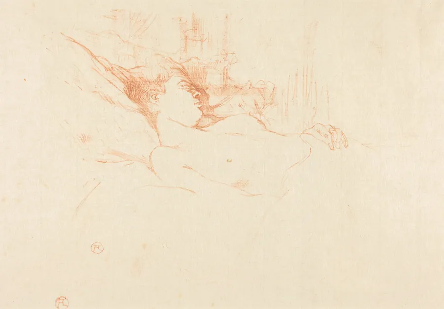 Sleep (Le sommeil) by Henri de Toulouse-Lautrec