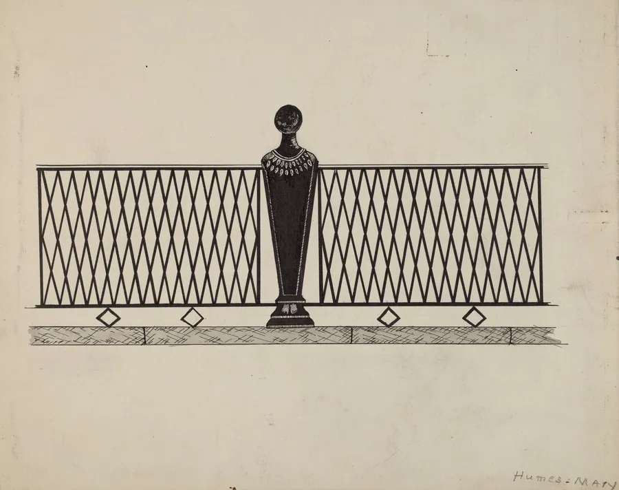 Iron Fence by Mary E. Humes
