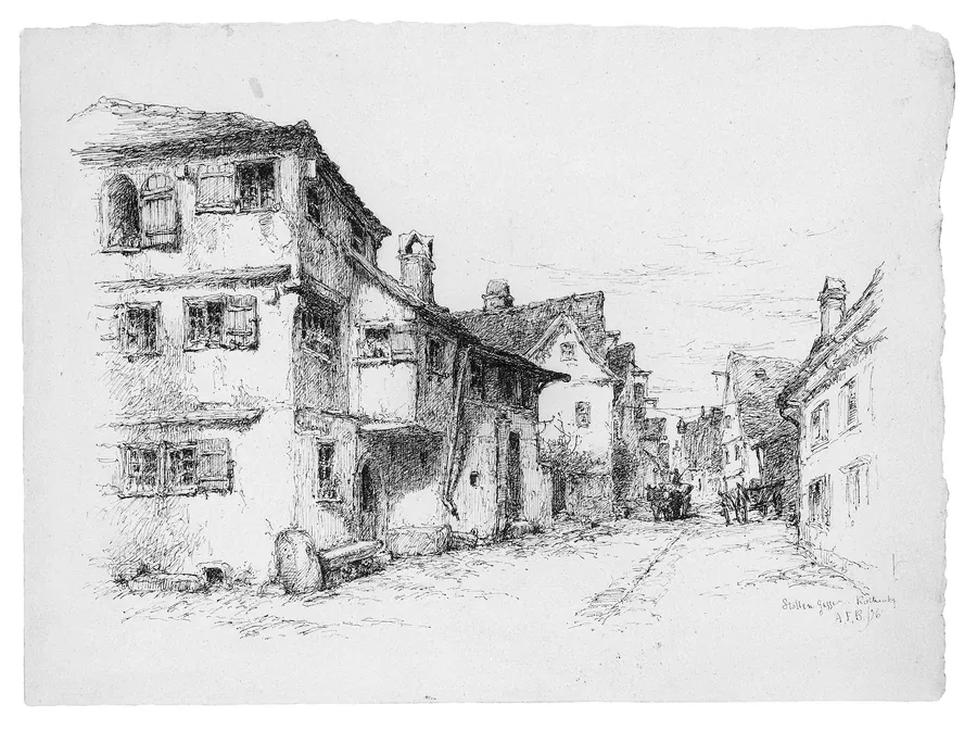 Stollen Gasser, Rothenburg, Germany by Andrew Fisher Bunner