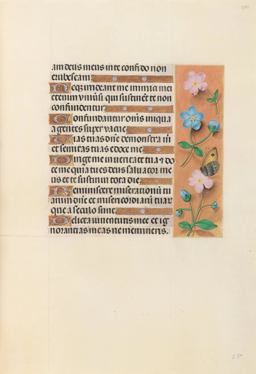 Hours of Queen Isabella the Catholic, Queen of Spain:  Fol. 234r by Master of the First Prayerbook of Maximillian
