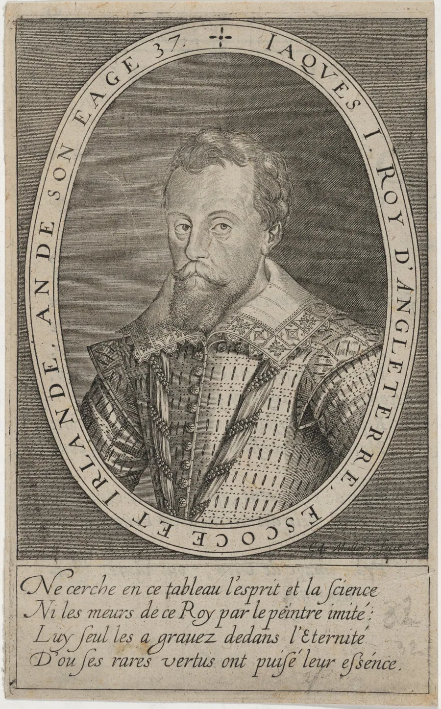 James I by Karel van Mallery