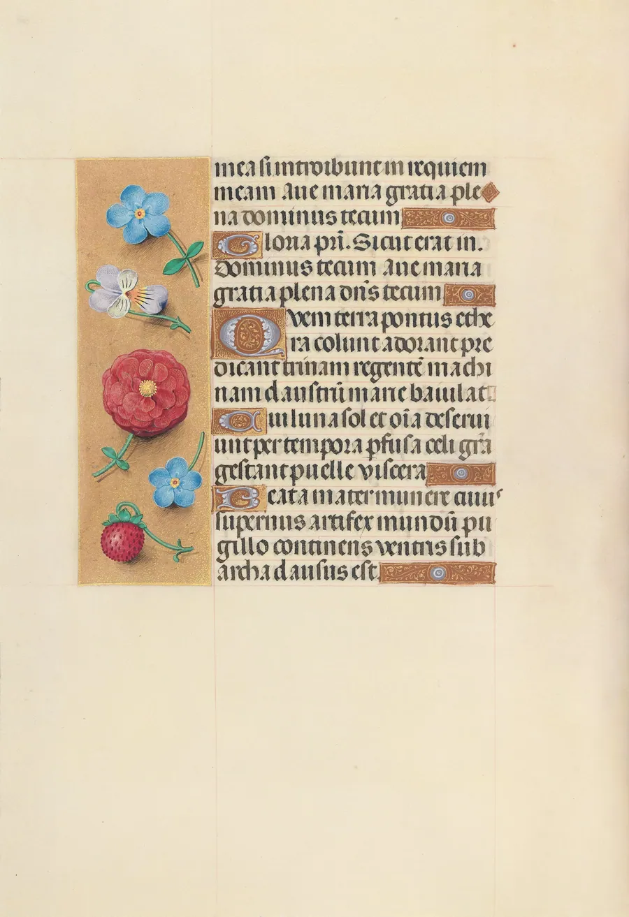 Hours of Queen Isabella the Catholic, Queen of Spain:  Fol. 99v by Master of the First Prayerbook of Maximillian