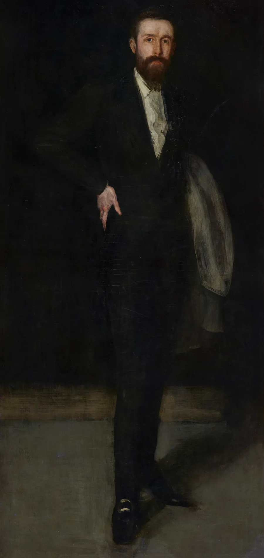 Arrangement in Black: Portrait of F. R. Leyland by James McNeill Whistler (1834-1903)