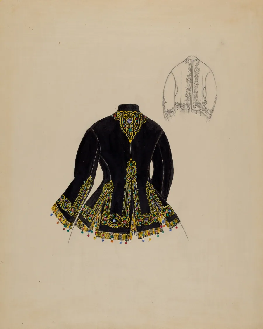 Dressing Sacque by Mae Szilvasy