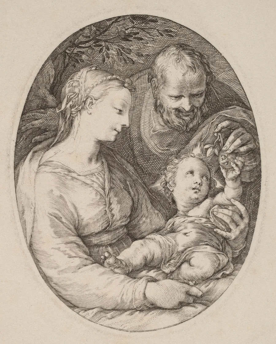 The Holy Family by Hendrick Goltzius