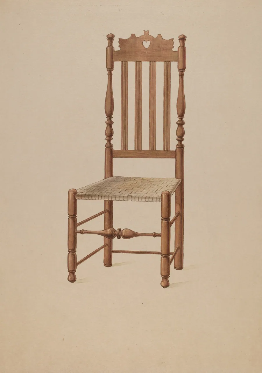 Heart and Crown Chair by Howard Weld